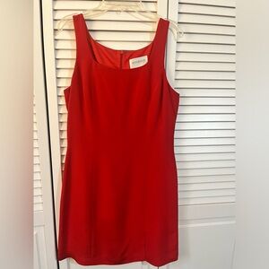 Beautiful silk red dress